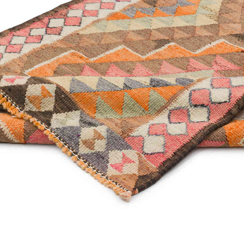 Alfombra Kilim Tribal Vintage - 95 cm x 365 cm - K0077513