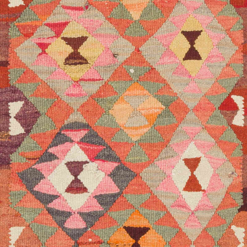 Vintage Tribal Kilim Runner - 2' 10" x 8' 10" (34" x 106") - K0077514