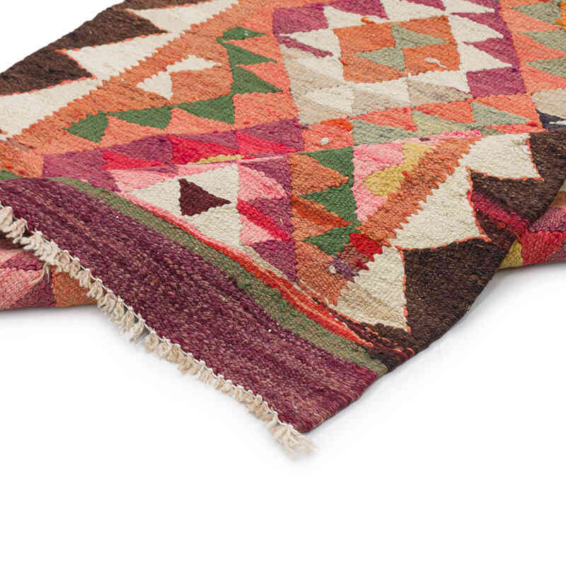 Vintage Tribal Kilim Runner - 2' 10" x 8' 10" (34" x 106") - K0077514