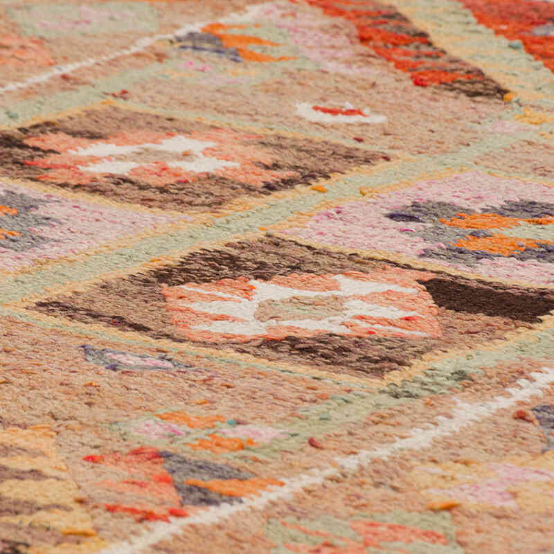 Vintage Tribal Kilim Runner - 3' 2" x 10' 11" (38" x 131") - K0077516