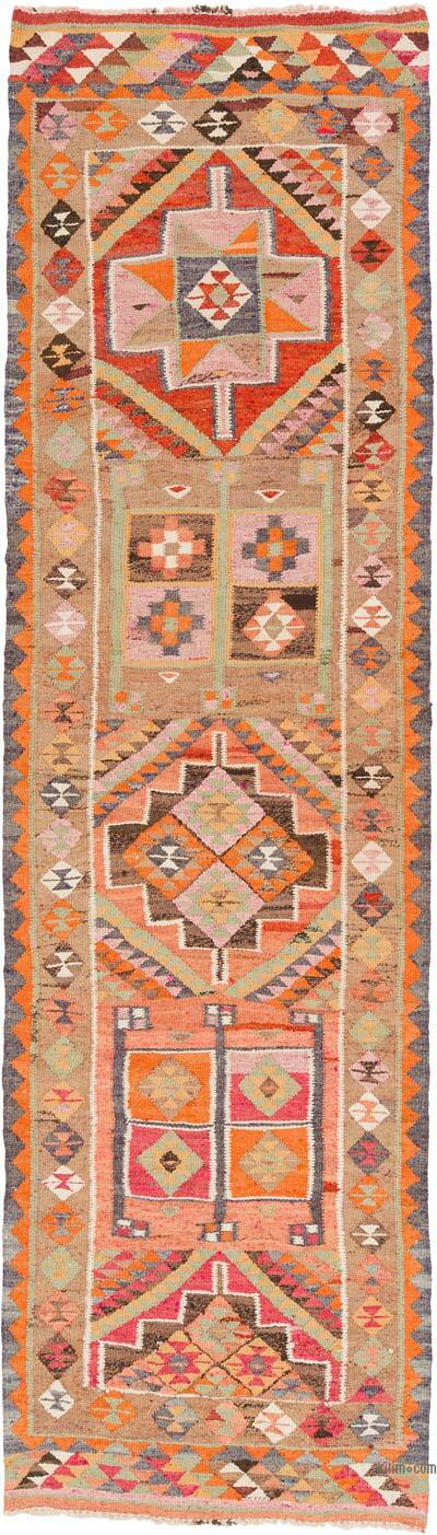 Alfombra Kilim Tribal Vintage - 97 cm x 334 cm