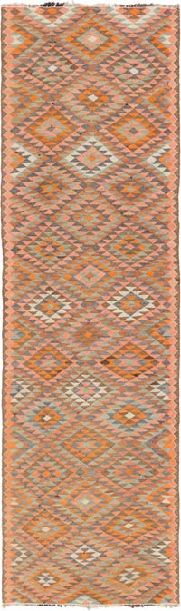 Alfombra Kilim Tribal Vintage - 102 cm x 340 cm