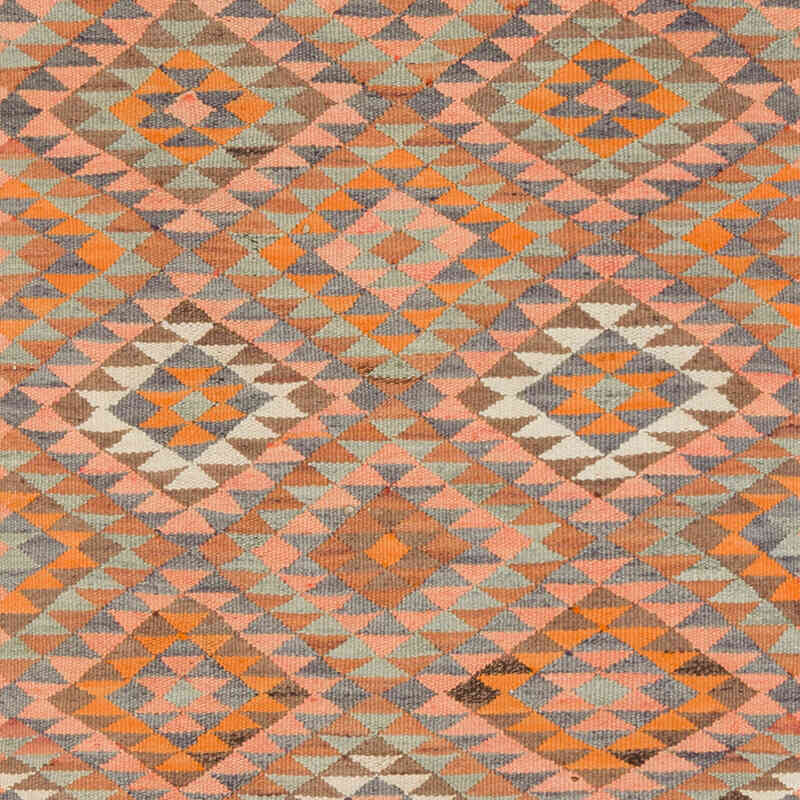 Vintage Tribal Kilim Runner - 3' 4" x 11' 2" (40" x 134") - K0077517