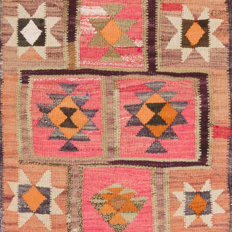 Vintage Anadolu Kilim Yolluk - 91 cm x 315 cm - K0077519