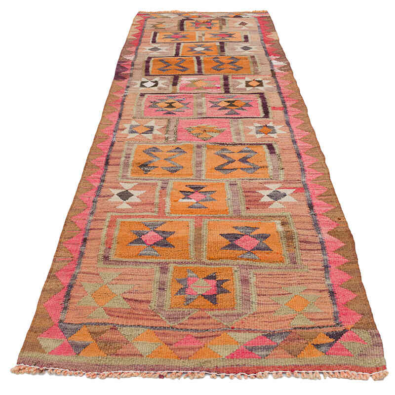 Vintage Anadolu Kilim Yolluk - 91 cm x 315 cm - K0077519