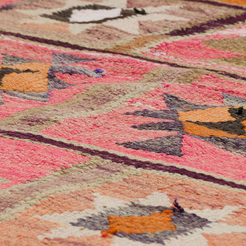 Vintage Anadolu Kilim Yolluk - 91 cm x 315 cm - K0077519