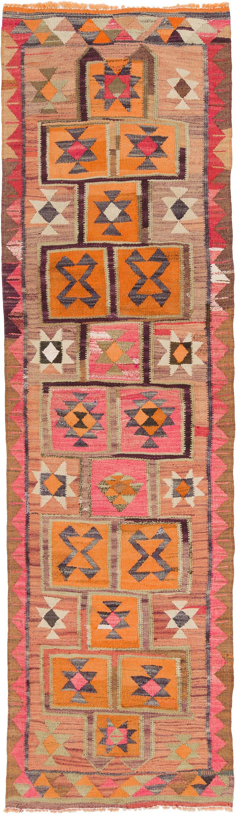 Vintage Anadolu Kilim Yolluk - 91 cm x 315 cm - K0077519