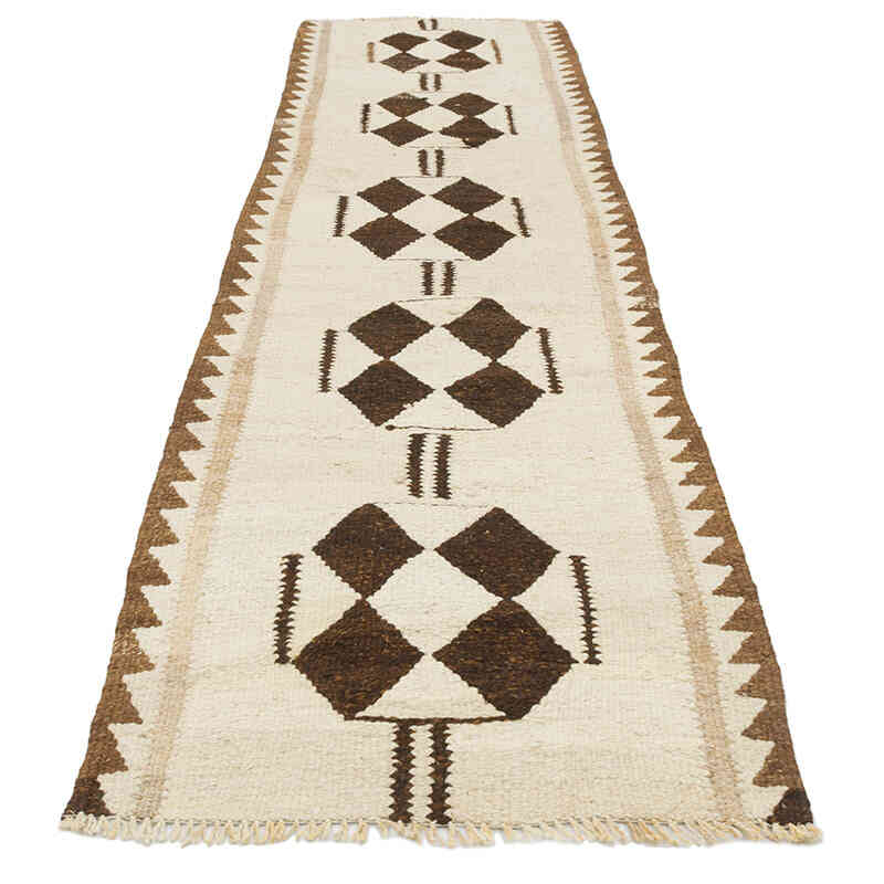 Vintage Tribal Kilim Runner - 2' 7" x 9' 11" (31" x 119") - K0077522
