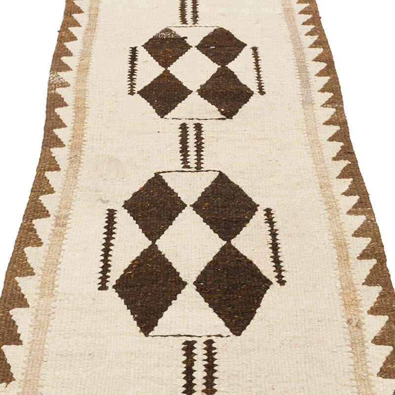 Vintage Tribal Kilim Runner - 2' 7" x 9' 11" (31" x 119") - K0077522