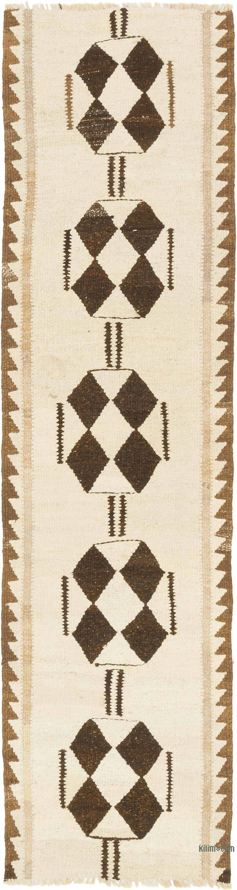 Vintage Tribal Kilim Runner - 2' 7" x 9' 11" (31" x 119") - K0077522