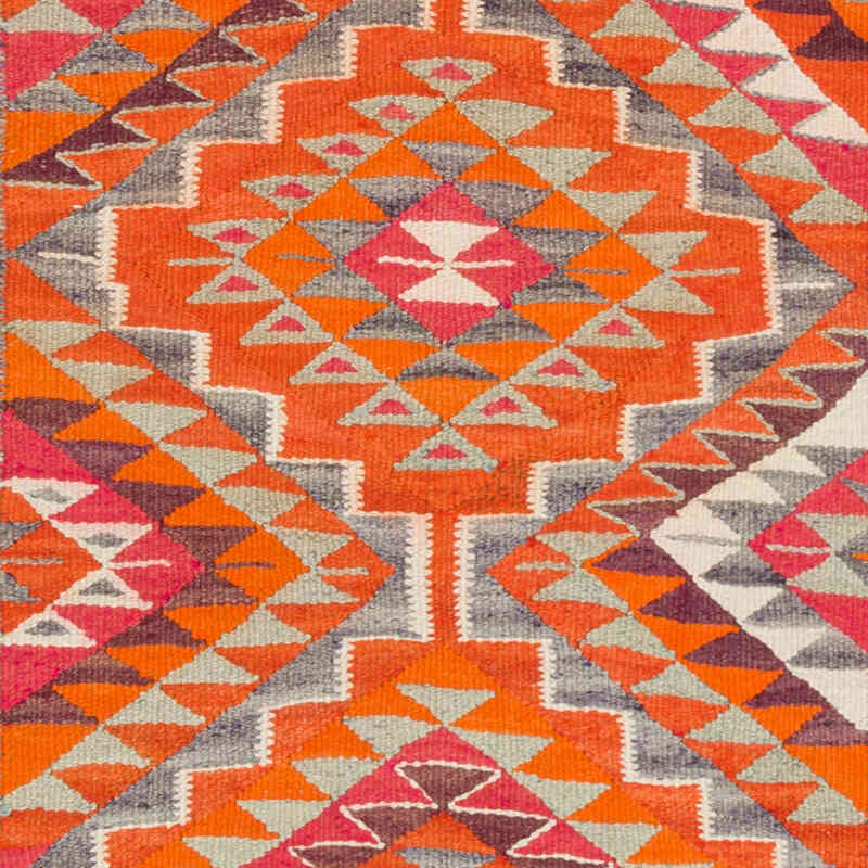 Alfombra Kilim Tribal Vintage - 94 cm x 330 cm - K0077523