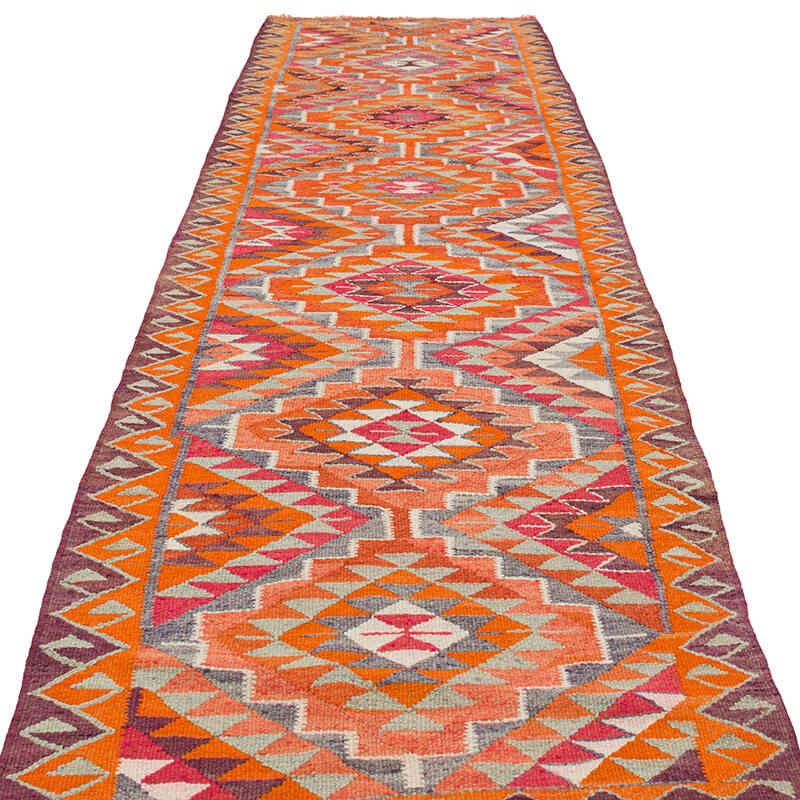 Alfombra Kilim Tribal Vintage - 94 cm x 330 cm - K0077523