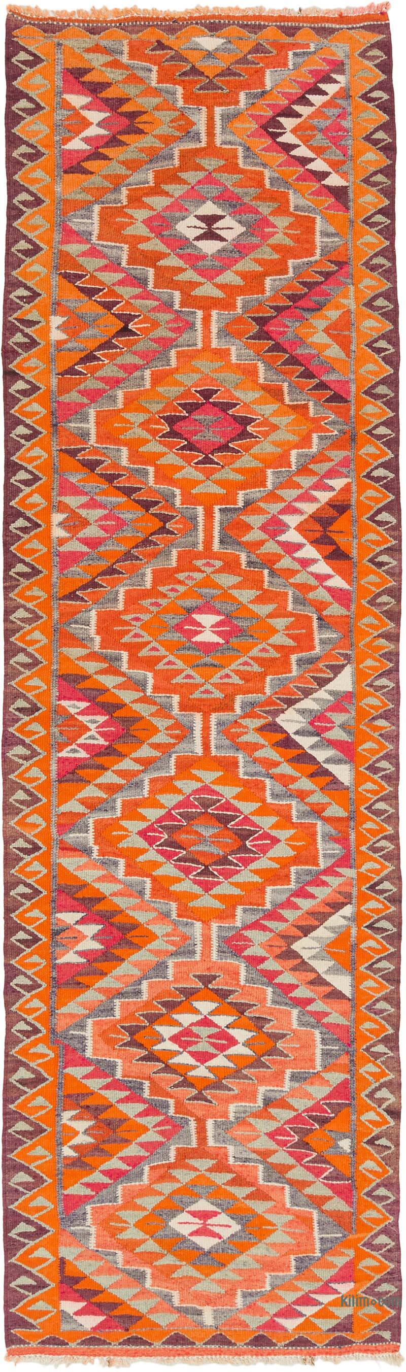 Alfombra Kilim Tribal Vintage - 94 cm x 330 cm - K0077523