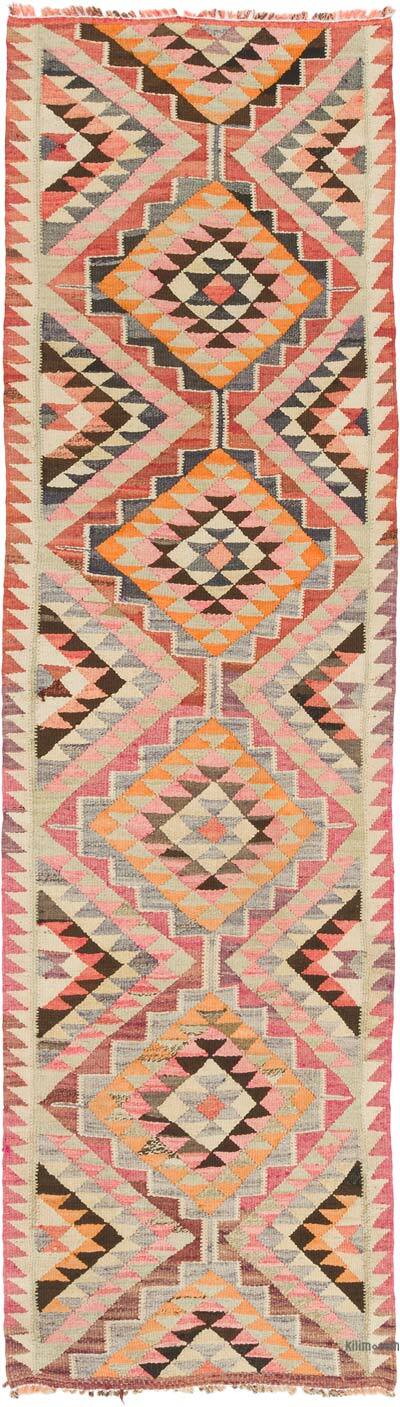Vintage Anadolu Kilim Yolluk - 82 cm x 289 cm