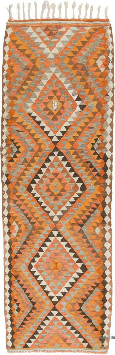Vintage Anadolu Kilim Yolluk - 96 cm x 286 cm