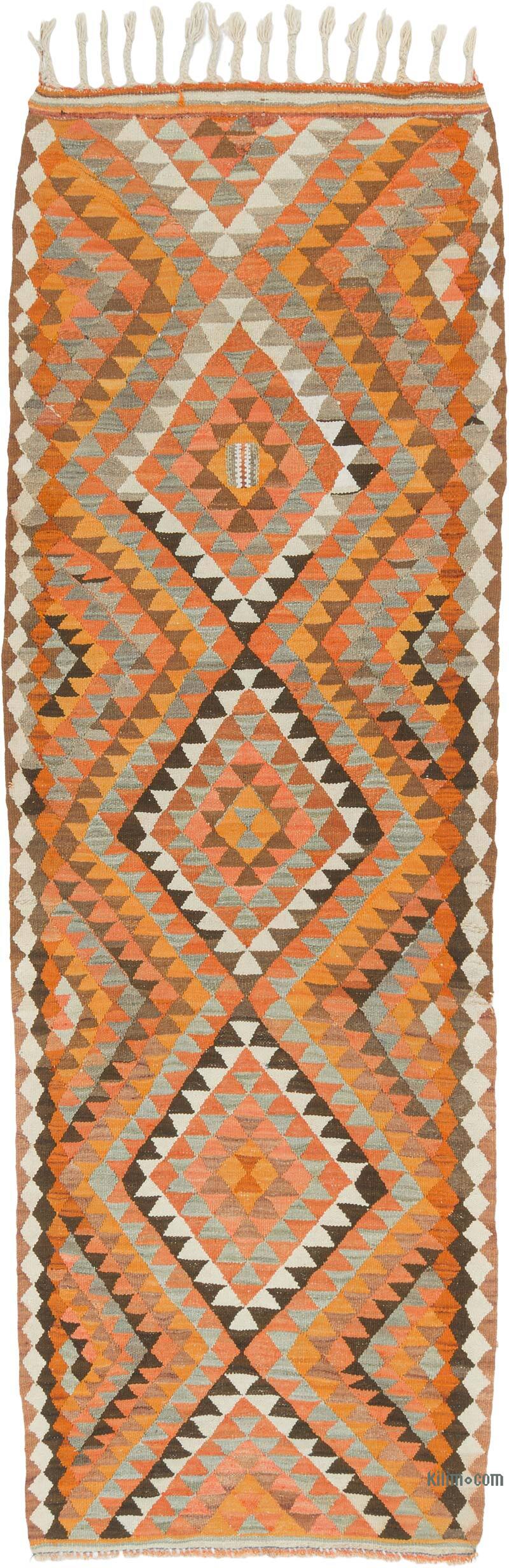 Vintage Anadolu Kilim Yolluk - 96 cm x 286 cm - K0077525