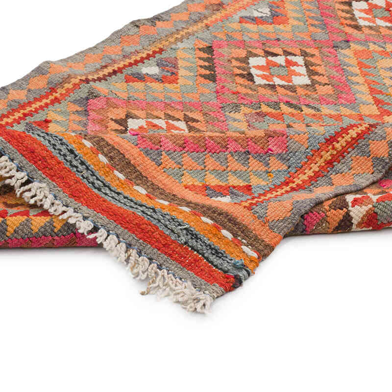 Vintage Tribal Kilim Runner - 2' 9" x 10' 1" (33" x 121") - K0077526