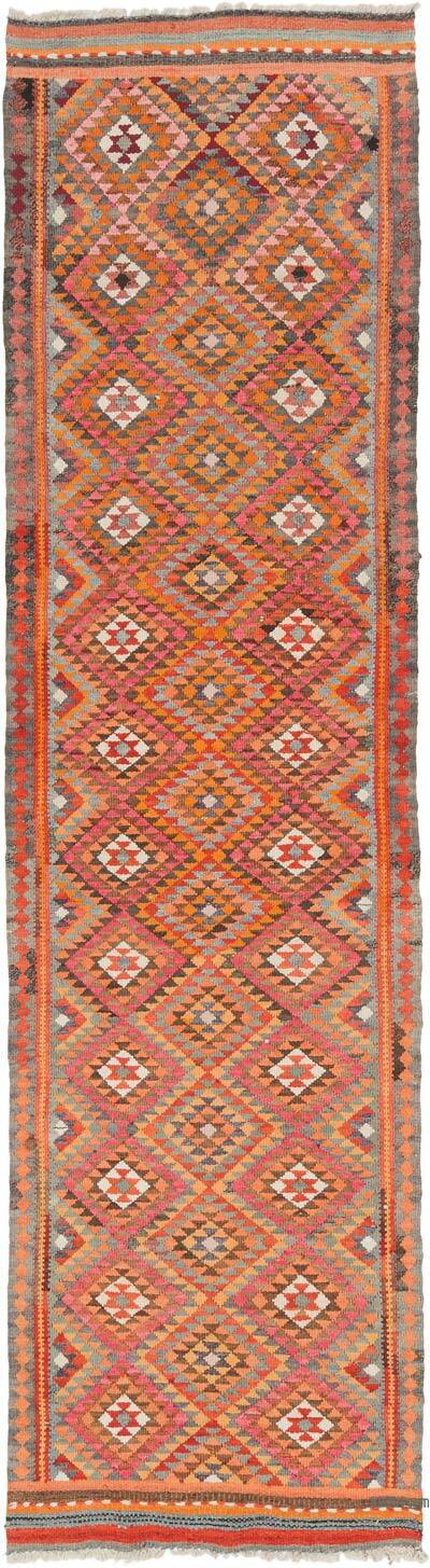 Alfombra Kilim Tribal Vintage - 85 cm x 307 cm