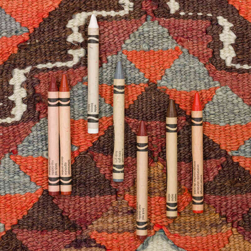 Vintage Tribal Kilim Runner - 2' 9" x 10' 2" (33" x 122") - K0077527