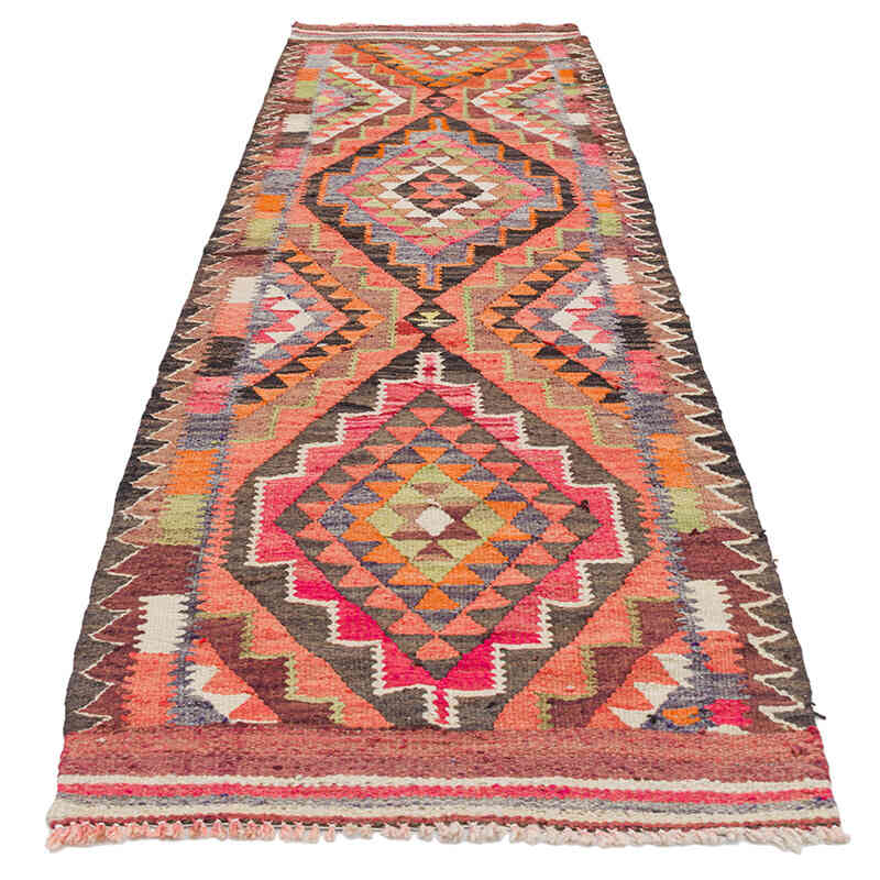 Vintage Anadolu Kilim Yolluk - 86 cm x 300 cm - K0077528