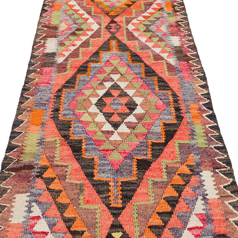 Vintage Anadolu Kilim Yolluk - 86 cm x 300 cm - K0077528