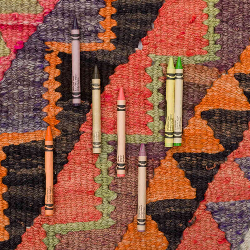 Vintage Anadolu Kilim Yolluk - 86 cm x 300 cm - K0077528