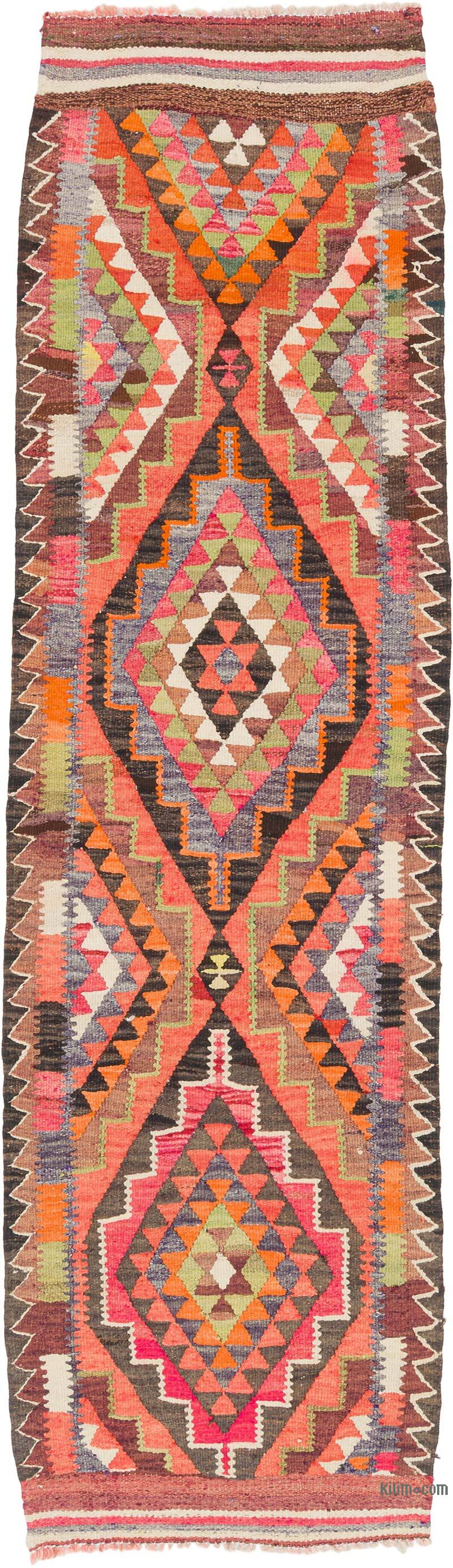 Vintage Anadolu Kilim Yolluk - 86 cm x 300 cm - K0077528