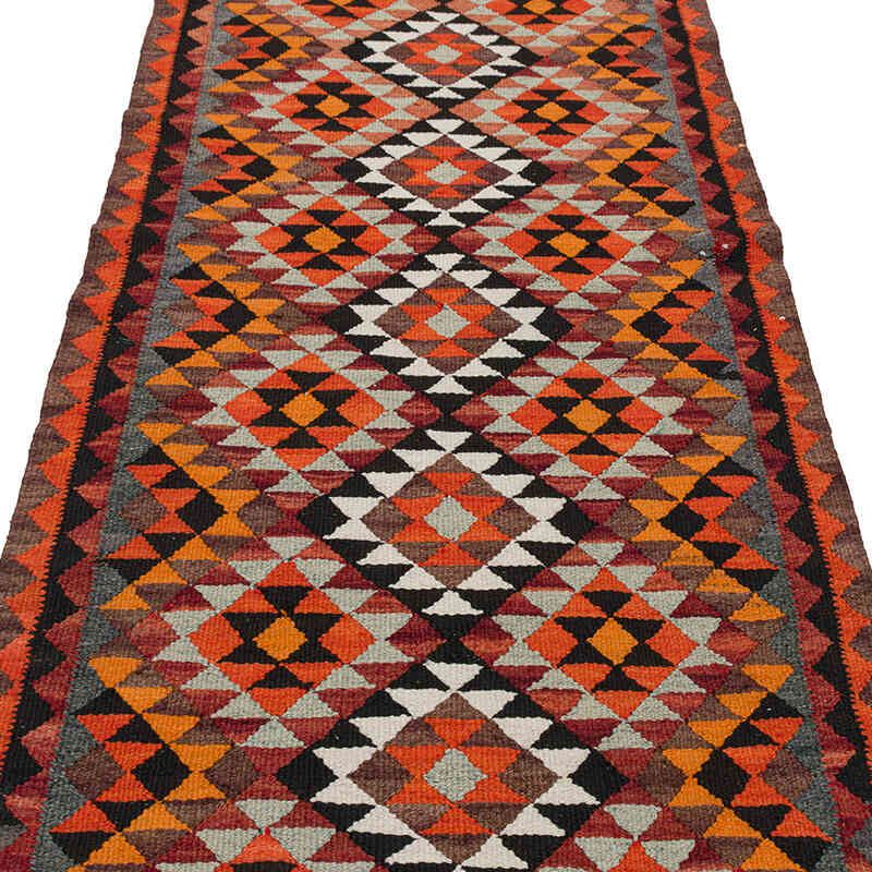Vintage Anadolu Kilim Yolluk - 89 cm x 320 cm - K0077529