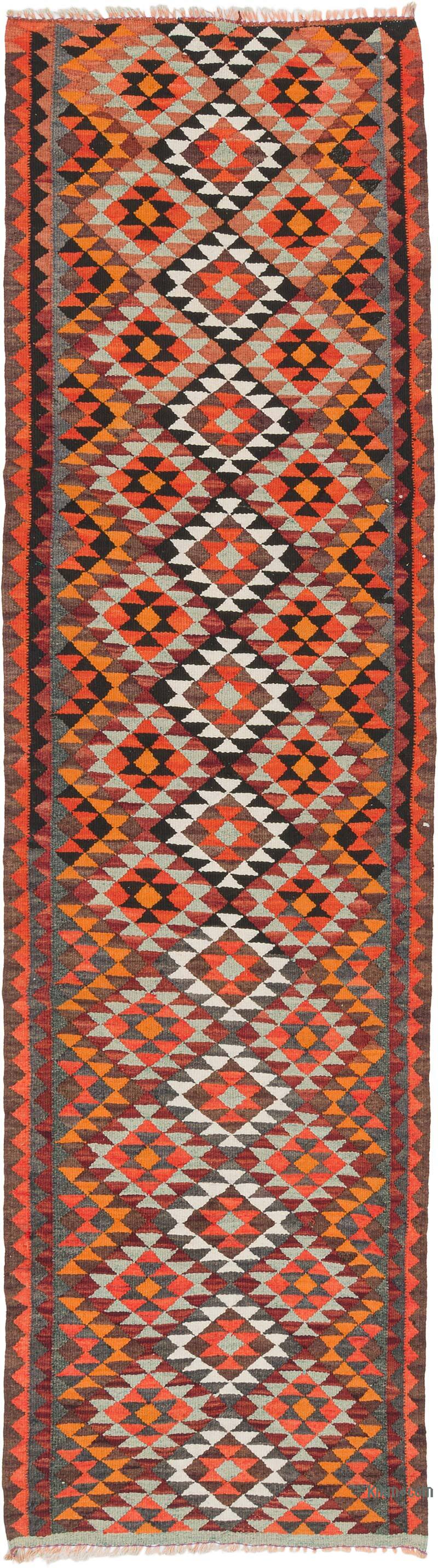 Vintage Anadolu Kilim Yolluk - 89 cm x 320 cm - K0077529