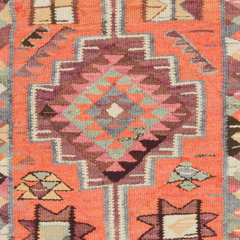Vintage Tribal Kilim Runner - 3'  x 9' 8" (36" x 116") - K0077531