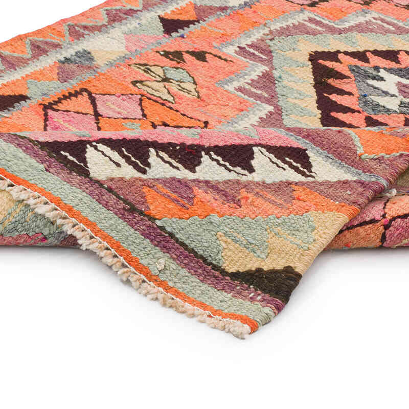 Vintage Tribal Kilim Runner - 3'  x 9' 8" (36" x 116") - K0077531