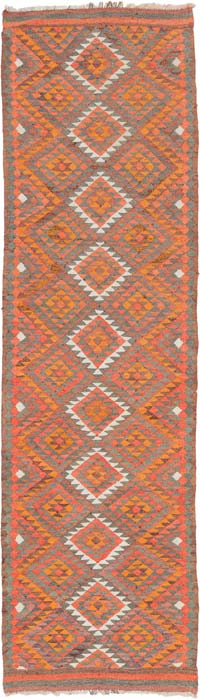 Alfombra Kilim Tribal Vintage - 94 cm x 330 cm