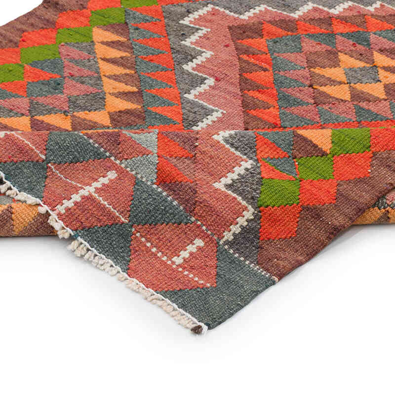Vintage Anadolu Kilim Yolluk - 90 cm x 310 cm - K0077533