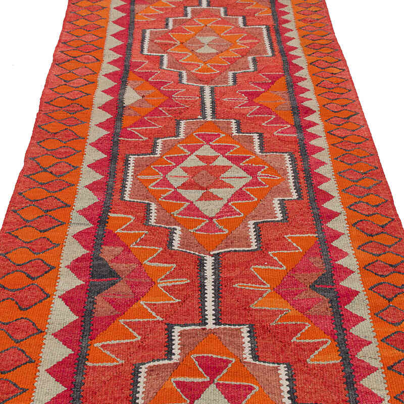 Alfombra Kilim Tribal Vintage - 103 cm x 320 cm - K0077536