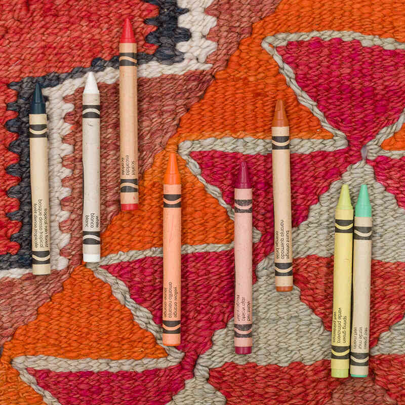 Alfombra Kilim Tribal Vintage - 103 cm x 320 cm - K0077536