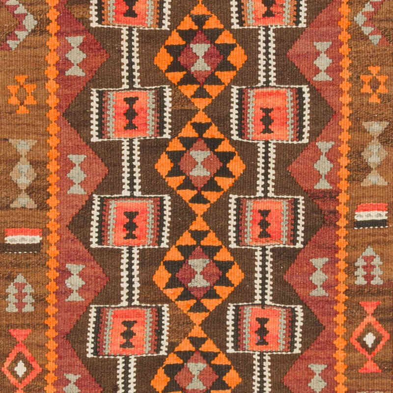 Alfombra Kilim Tribal Vintage - 92 cm x 298 cm - K0077538