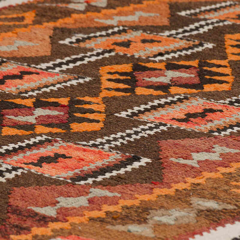 Alfombra Kilim Tribal Vintage - 92 cm x 298 cm - K0077538