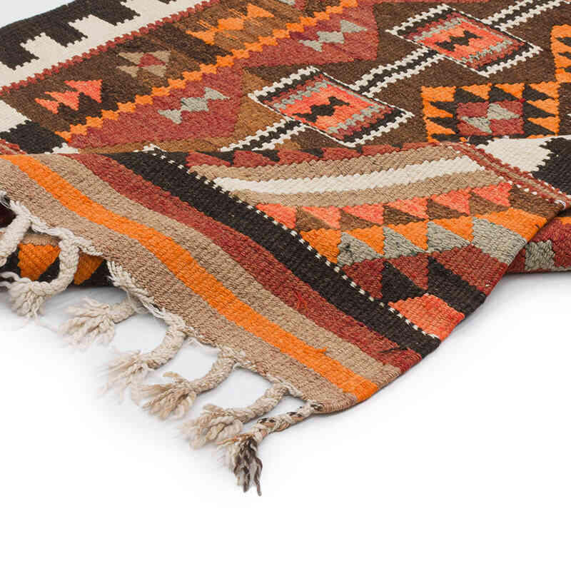 Alfombra Kilim Tribal Vintage - 92 cm x 298 cm - K0077538