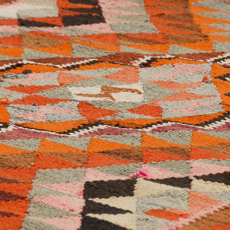 Vintage Anadolu Kilim Yolluk - 90 cm x 310 cm - K0077541