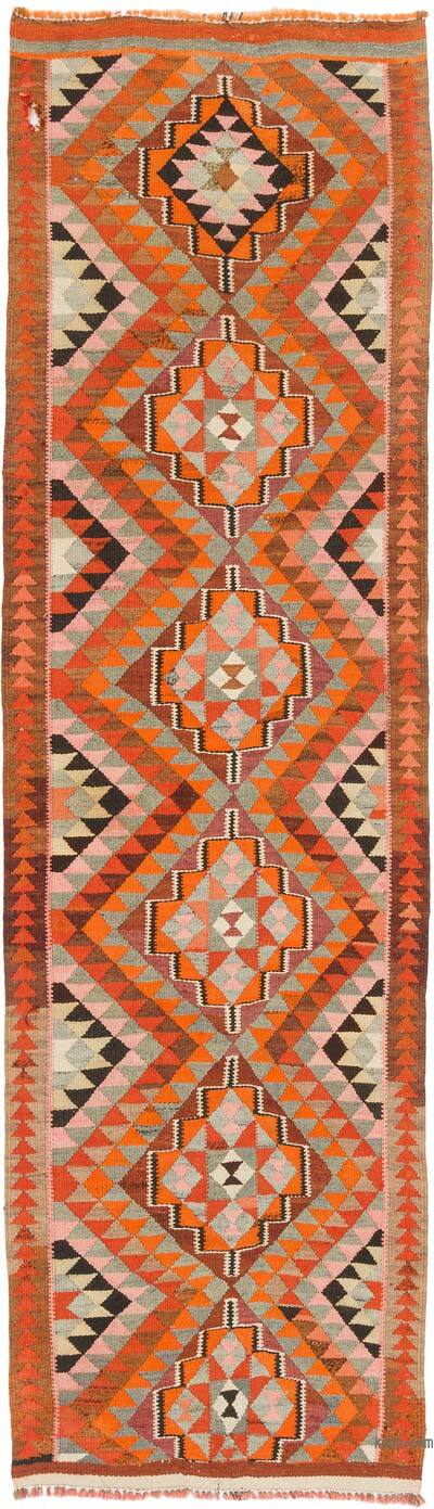 Vintage Anadolu Kilim Yolluk - 90 cm x 310 cm