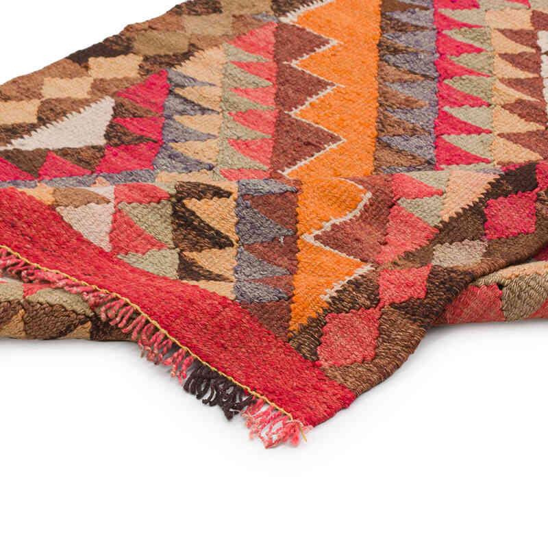 Vintage Tribal Kilim Runner - 2' 11" x 10' 6" (35" x 126") - K0077542