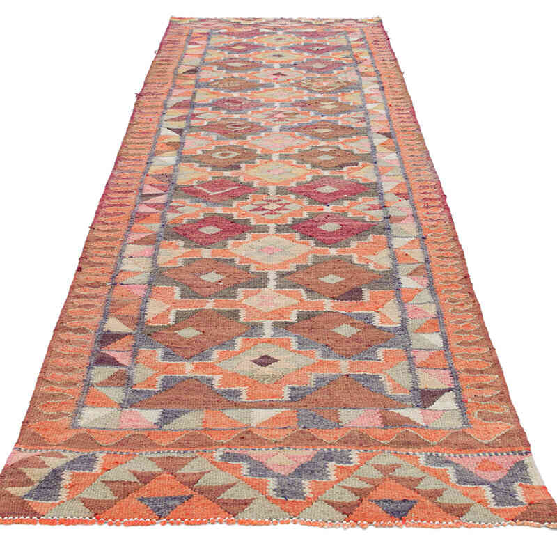 Vintage Anadolu Kilim Yolluk - 88 cm x 292 cm - K0077547
