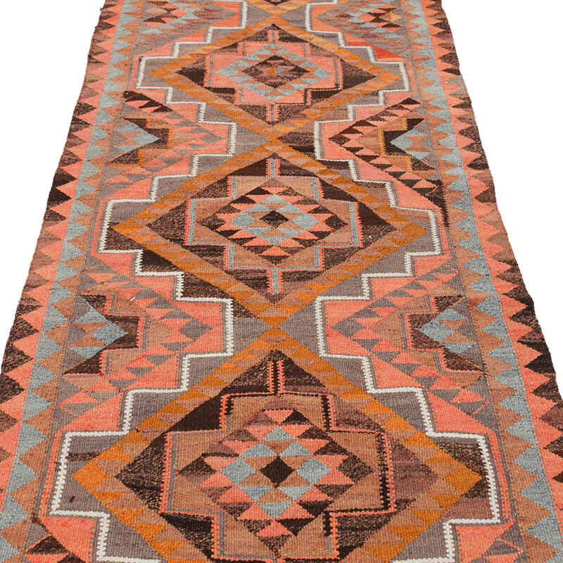 Vintage Anadolu Kilim Yolluk - 99 cm x 381 cm - K0077550