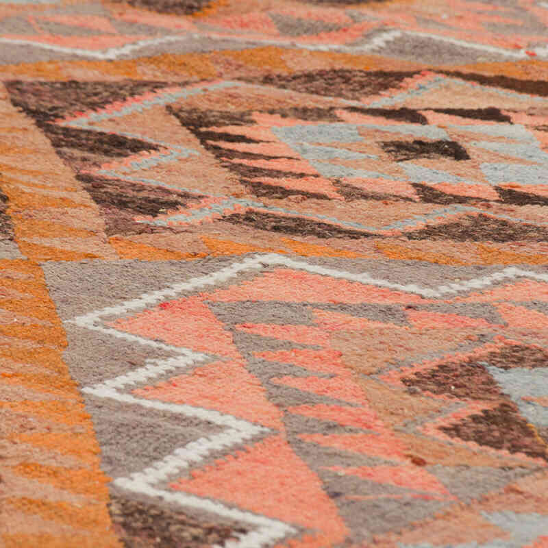 Vintage Anadolu Kilim Yolluk - 99 cm x 381 cm - K0077550