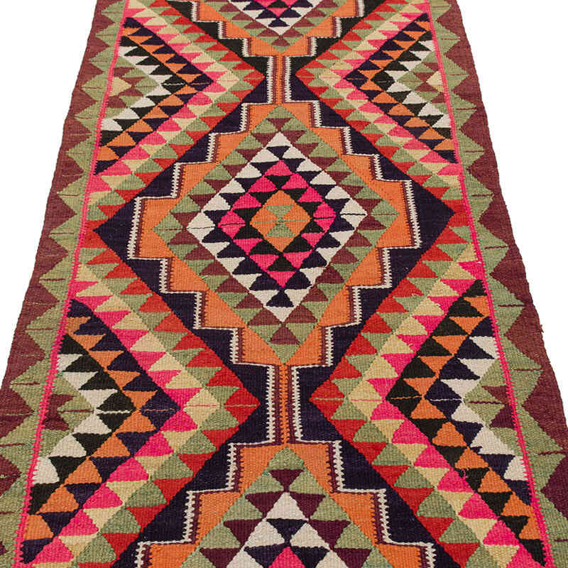 Vintage Anadolu Kilim Yolluk - 90 cm x 305 cm - K0077551