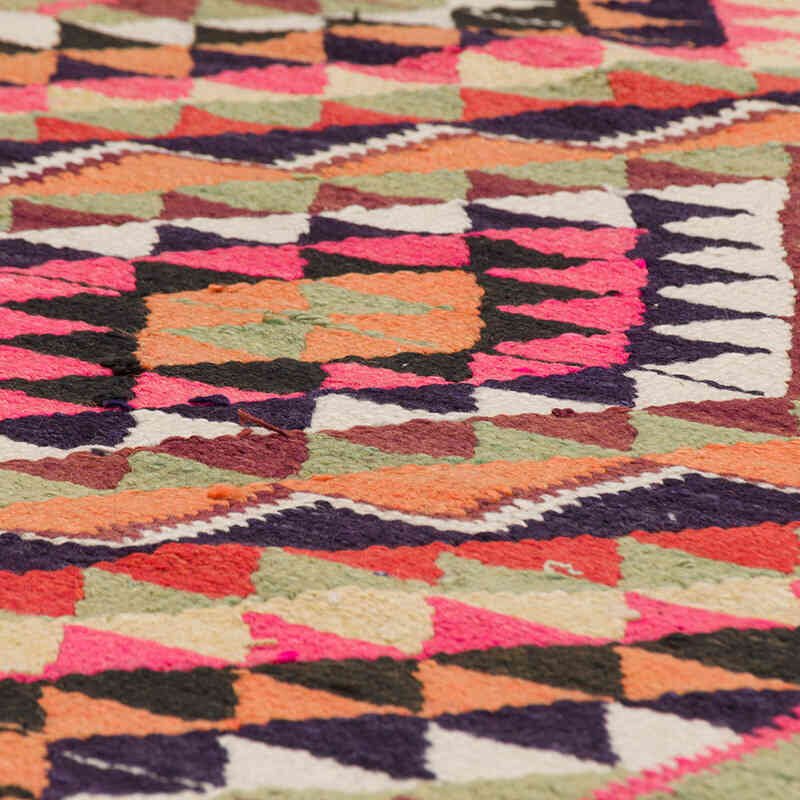 Vintage Anadolu Kilim Yolluk - 90 cm x 305 cm - K0077551