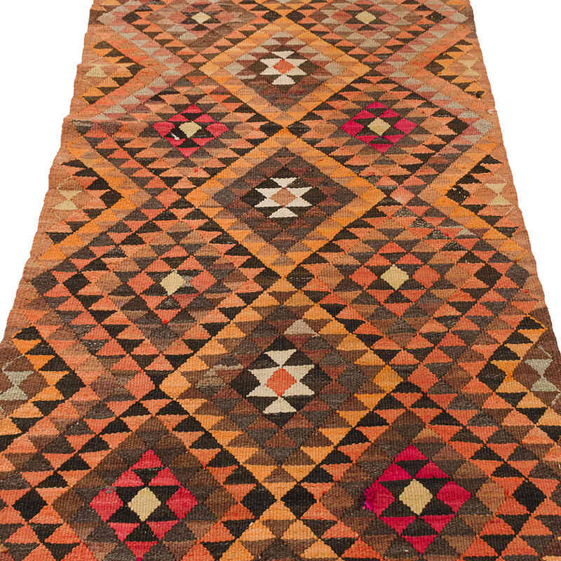 Vintage Tribal Kilim Runner - 3'  x 9' 10" (36" x 118") - K0077553