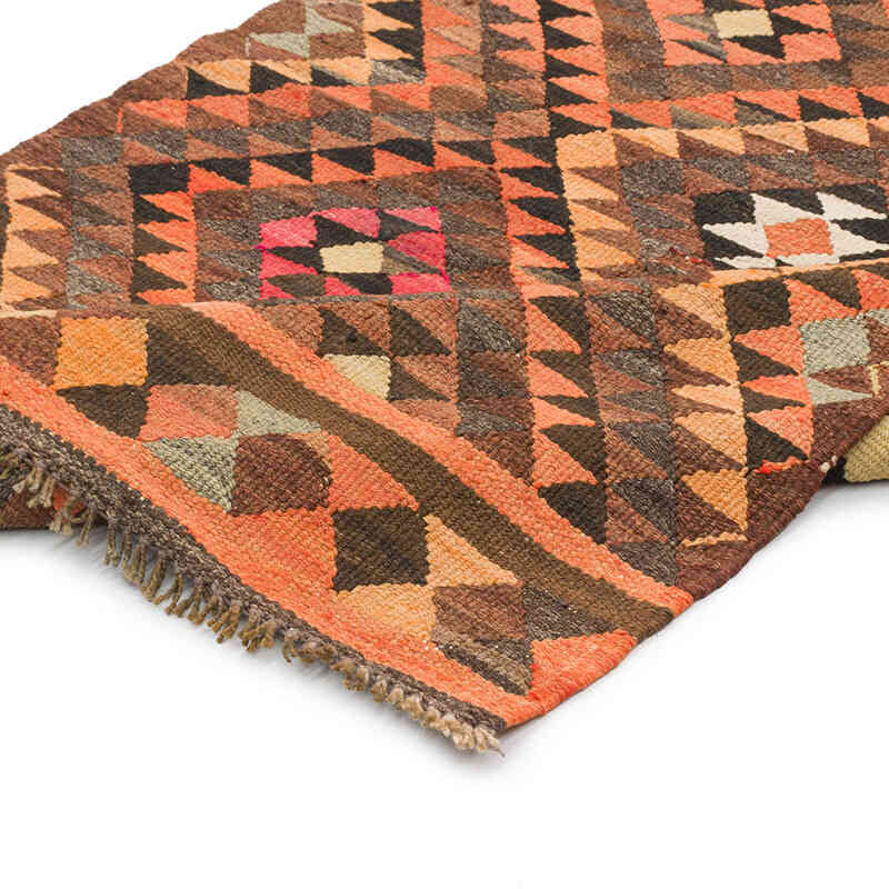 Vintage Tribal Kilim Runner - 3'  x 9' 10" (36" x 118") - K0077553