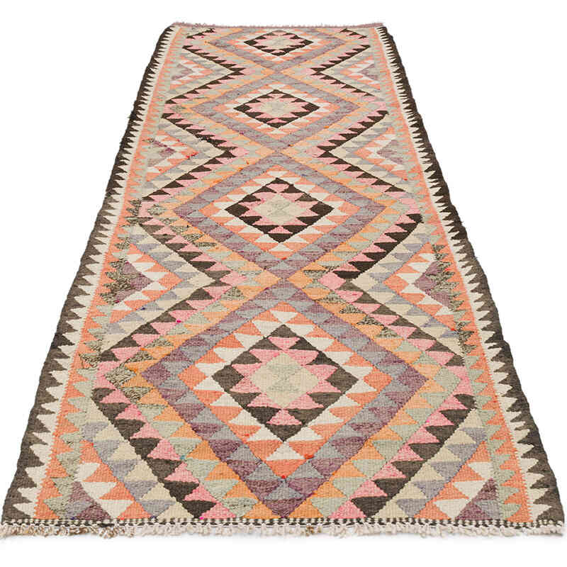 Vintage Anadolu Kilim Yolluk - 88 cm x 267 cm - K0077555