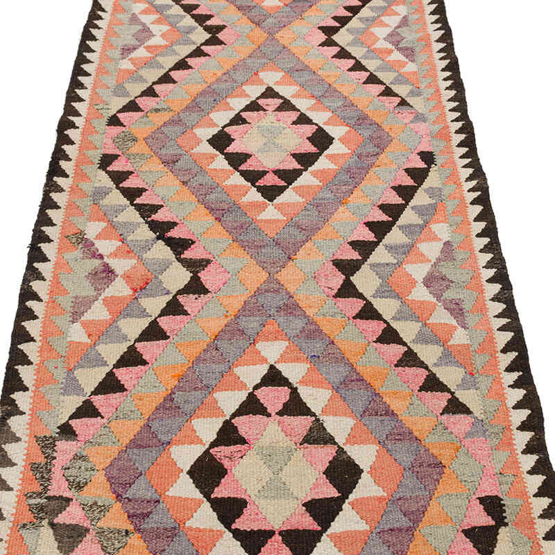 Vintage Anadolu Kilim Yolluk - 88 cm x 267 cm - K0077555